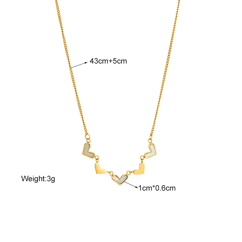 Stainless Steel Heart Pendant Necklace