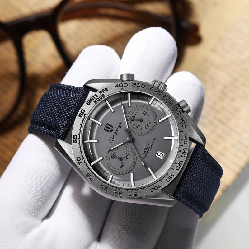 Sports Leather Strap Waterproof Watch
