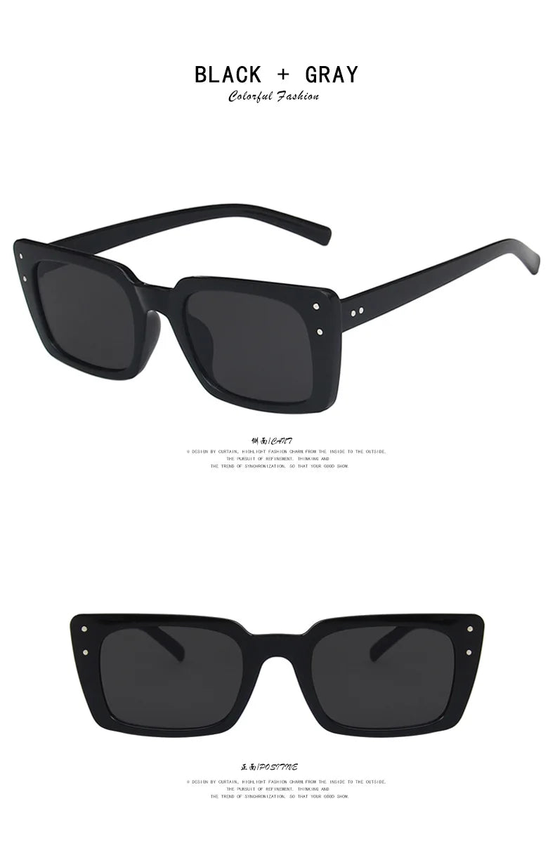 Rectangle Retro Sunglass