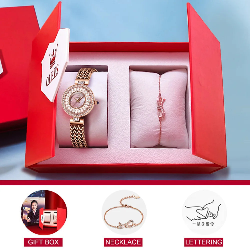 Stainless Steel Luxury Diamond Watch