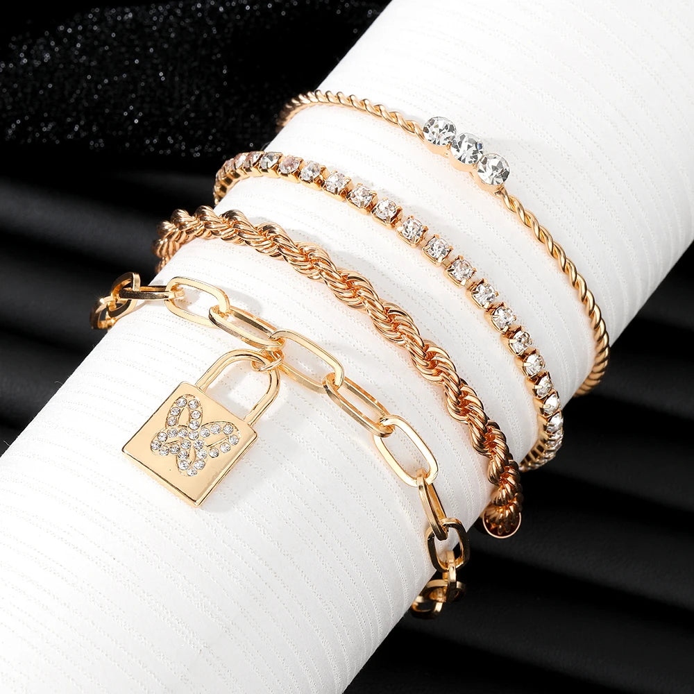 Crystal Chain Bracelet