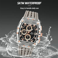 Thumbnail for Waterproof Silicone Band Casual Watch
