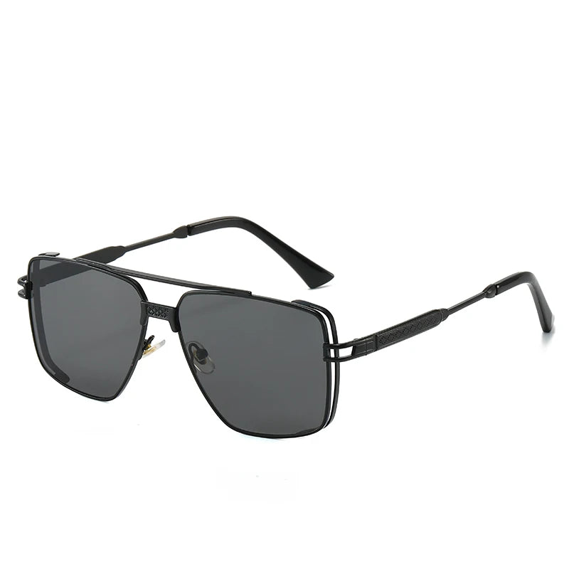Gradient Square Rimless Sunglasses
