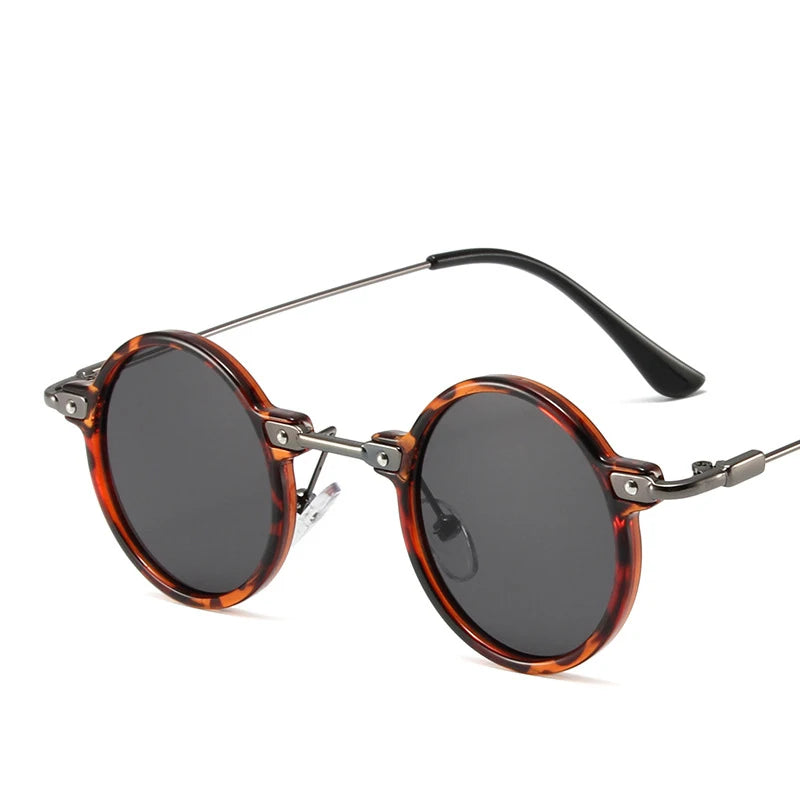 Retro Round Frame Sunglass