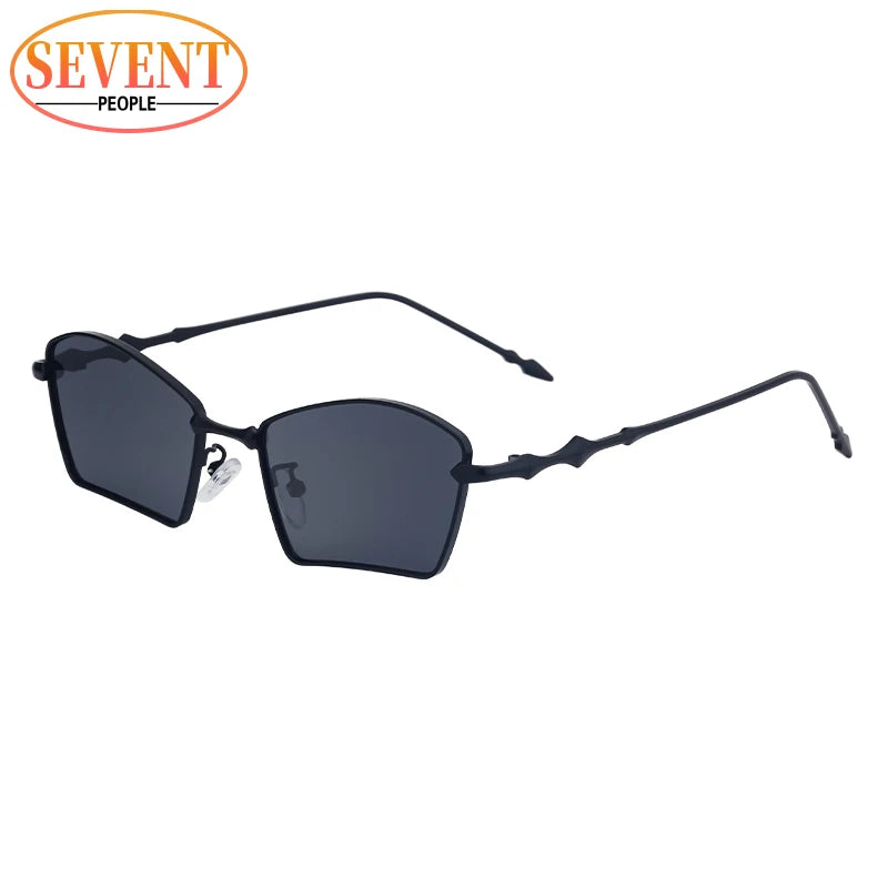 Metal Frame Rectangle Sunglass