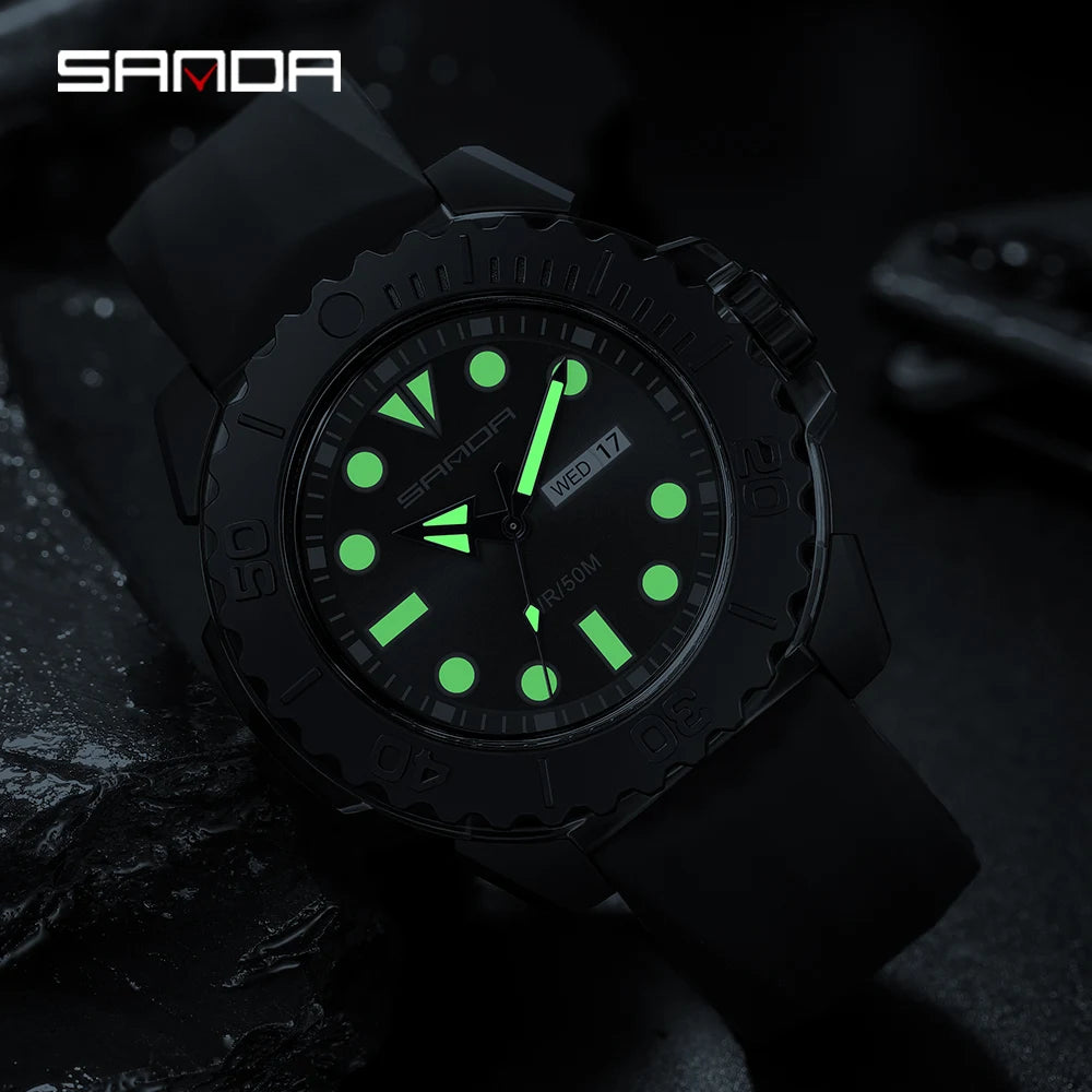 Movement Waterproof Wristwatch