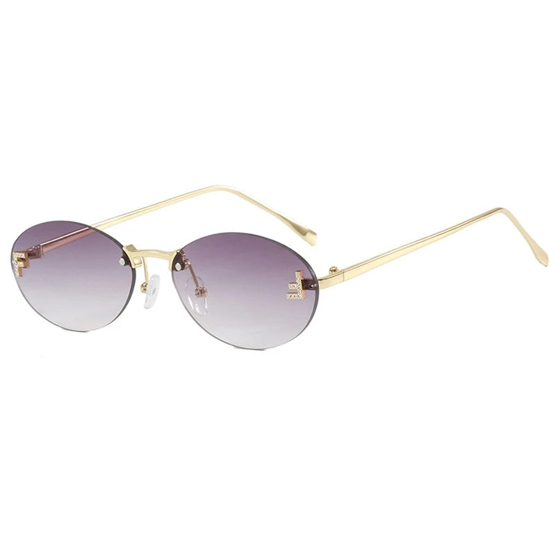 Luxury Rimless Sunglass