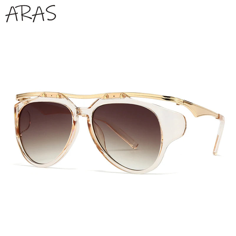 Y2K Punk Round Sunglass