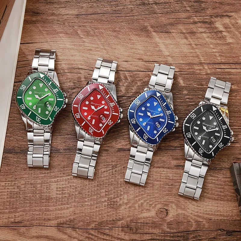 Melting Twisted Shape Shell Quartz Watch