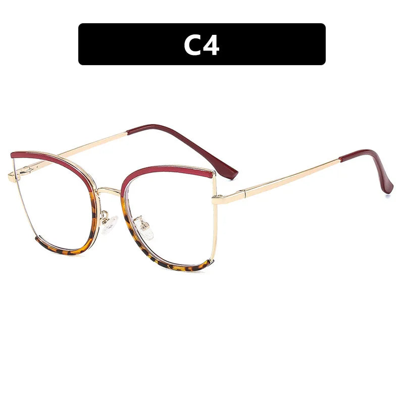 Retro Cat Eye Anti Blue Light Glass
