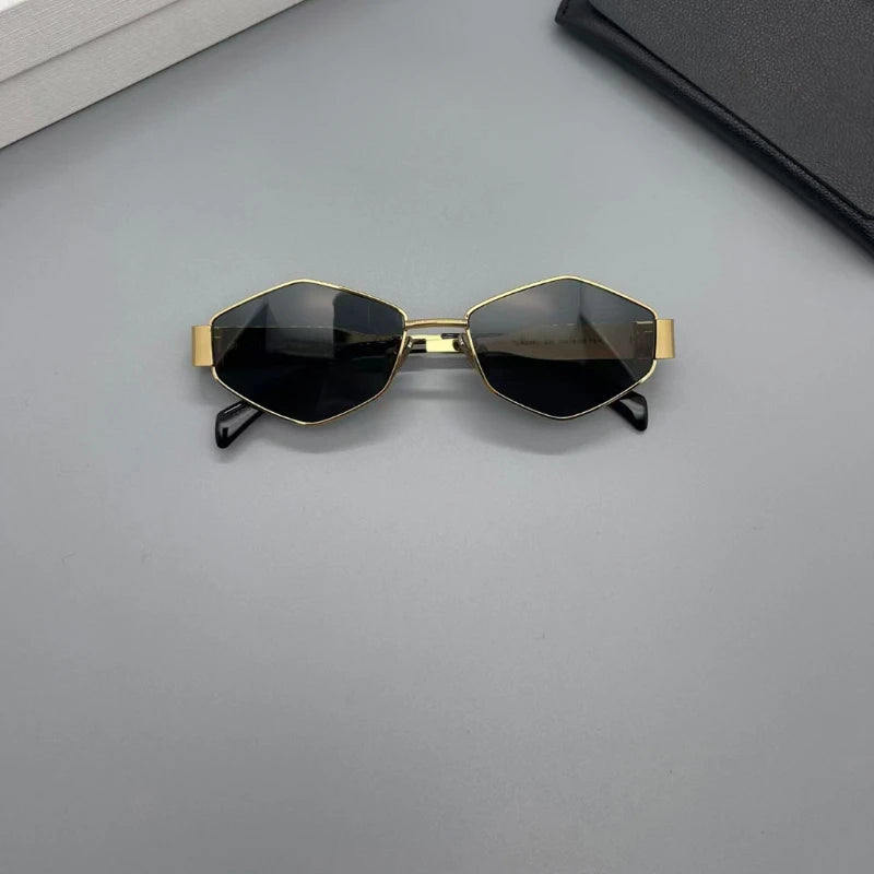 Metal Small Frame Polygonal Sunglass