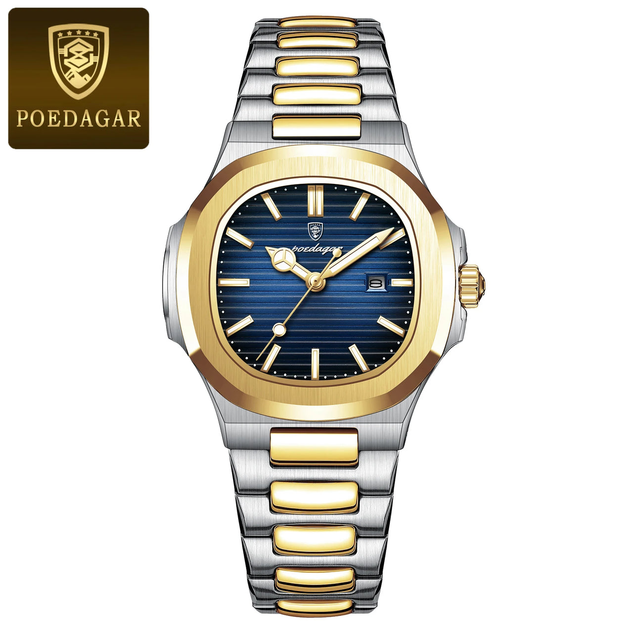 Waterproof Luminous Stainless Steel Watch