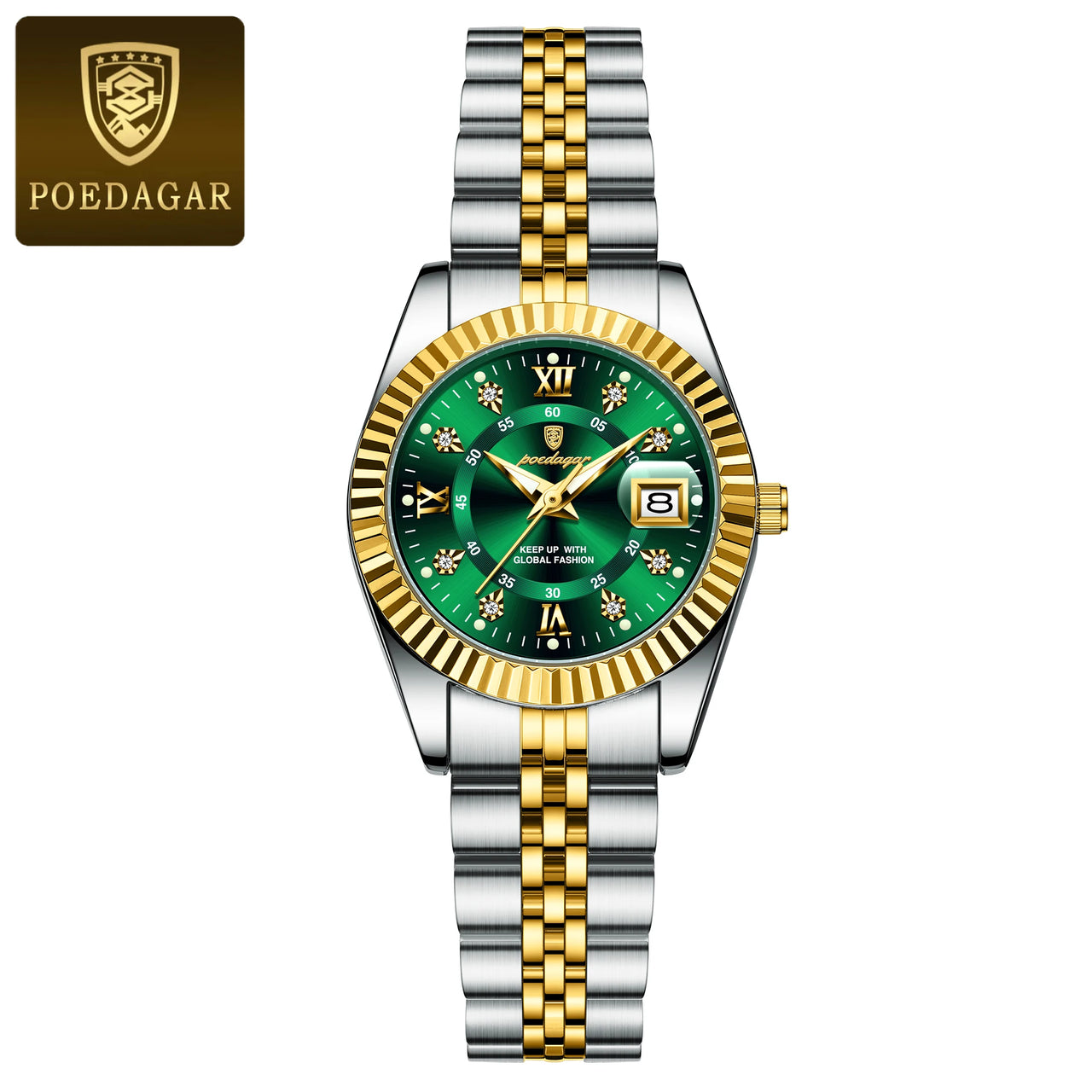 Luminous Date Watch Stainless