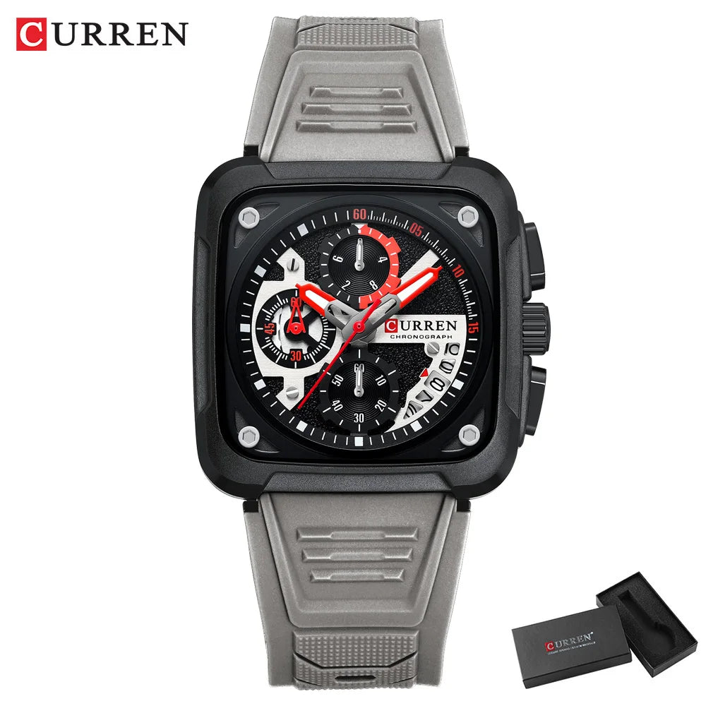 Silicone strap Waterproof Watch