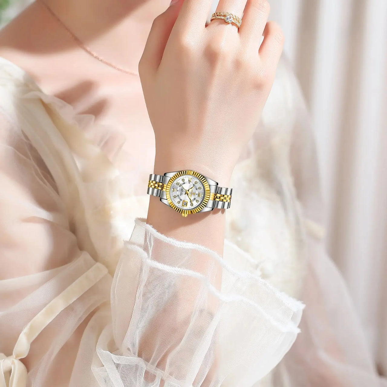 Luminous Date Watch Stainless