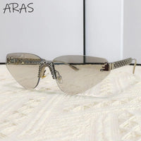 Thumbnail for Cat Eye Rimless Sunglass