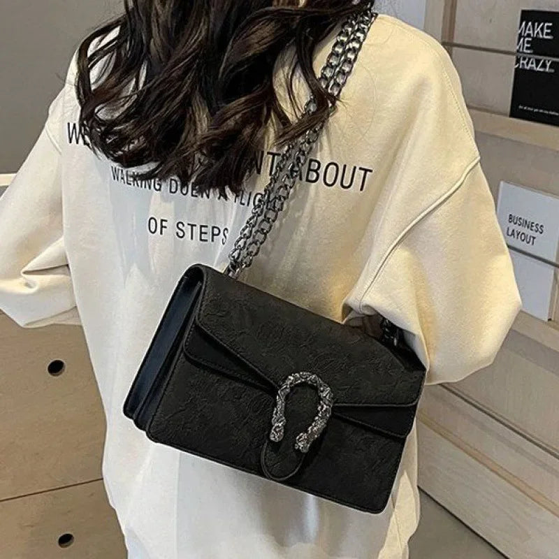 Crocodile Skin Snakehead Bag