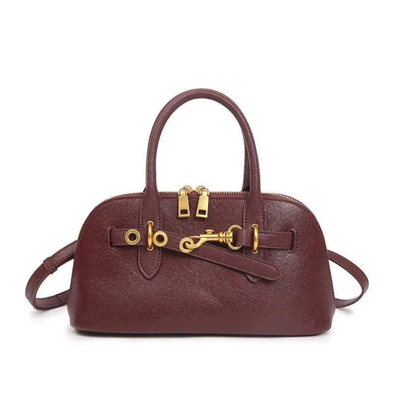 Cowhide Genuine Leather Crossbody Bag