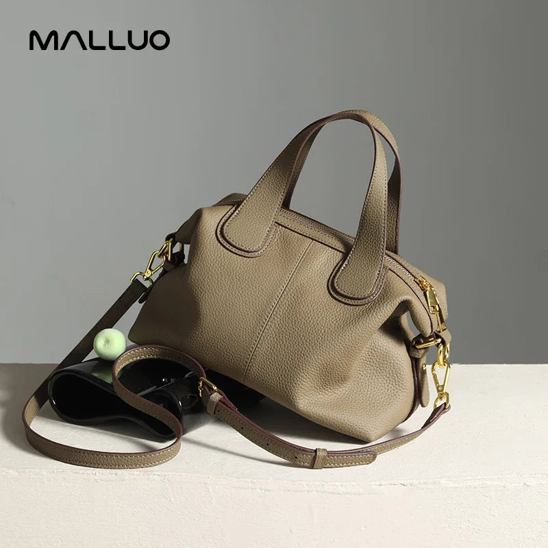 Cow Genuine Leather Tote Bag