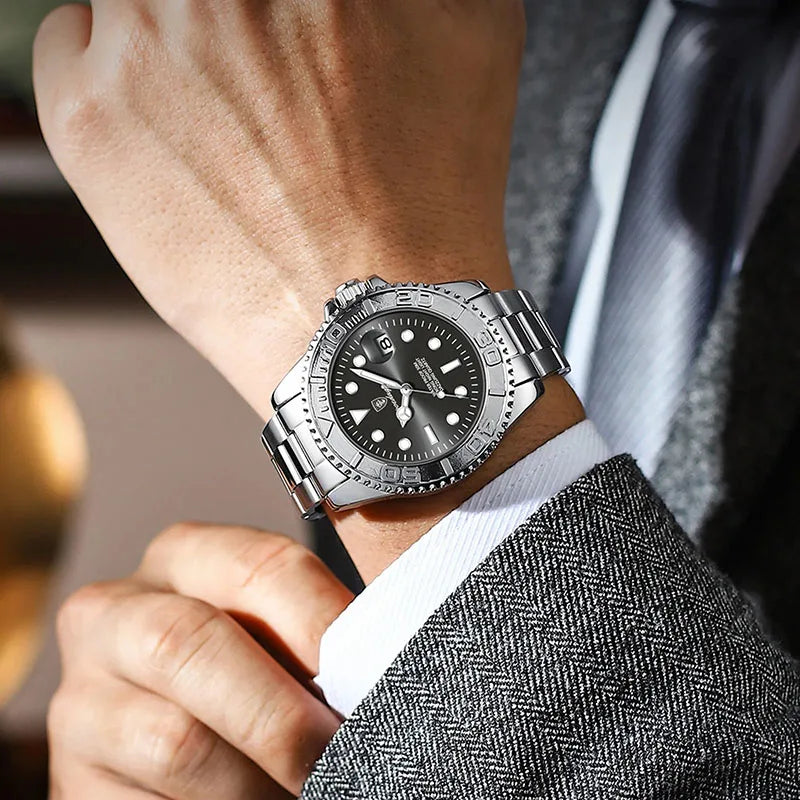 Luxury Stainless Steel Business Watch