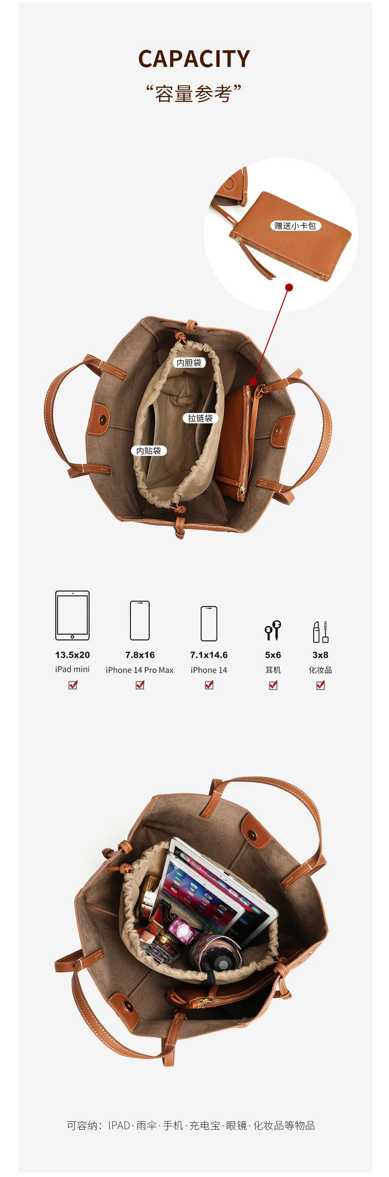Cowhide high-end feeling bag