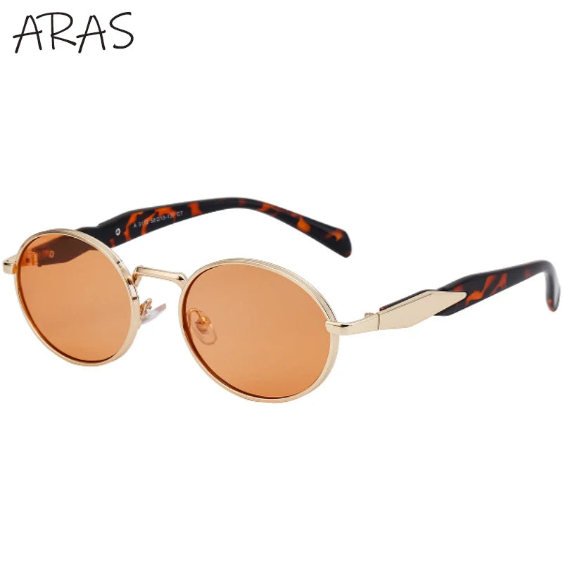 Small Oval Metal Sunglass
