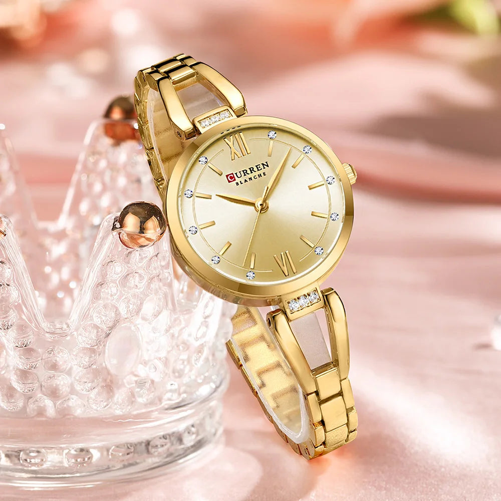 Rhinestones Stainless Steel watch