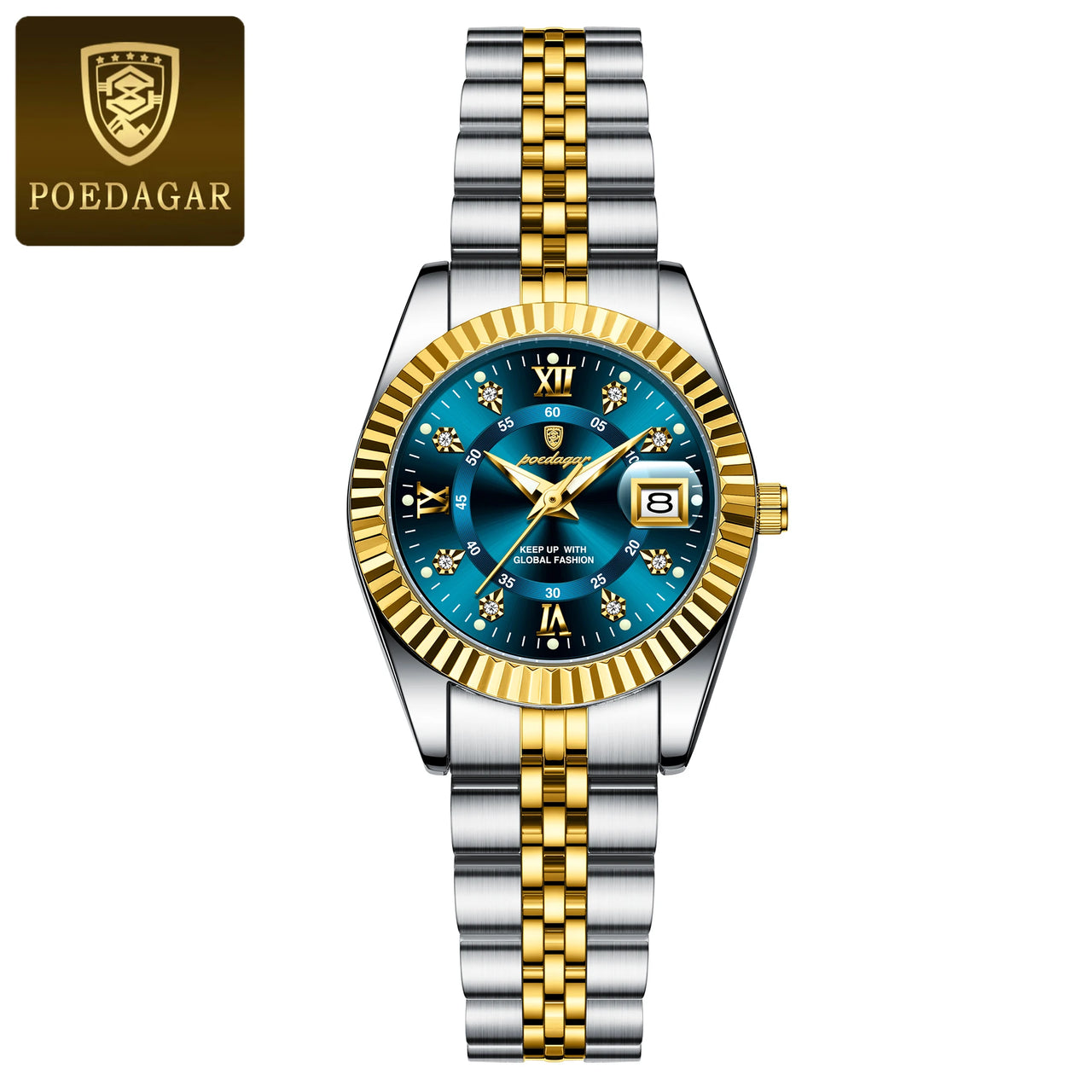 Luminous Date Watch Stainless