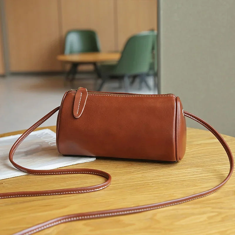 Cowhide Genuine Leather Handbag