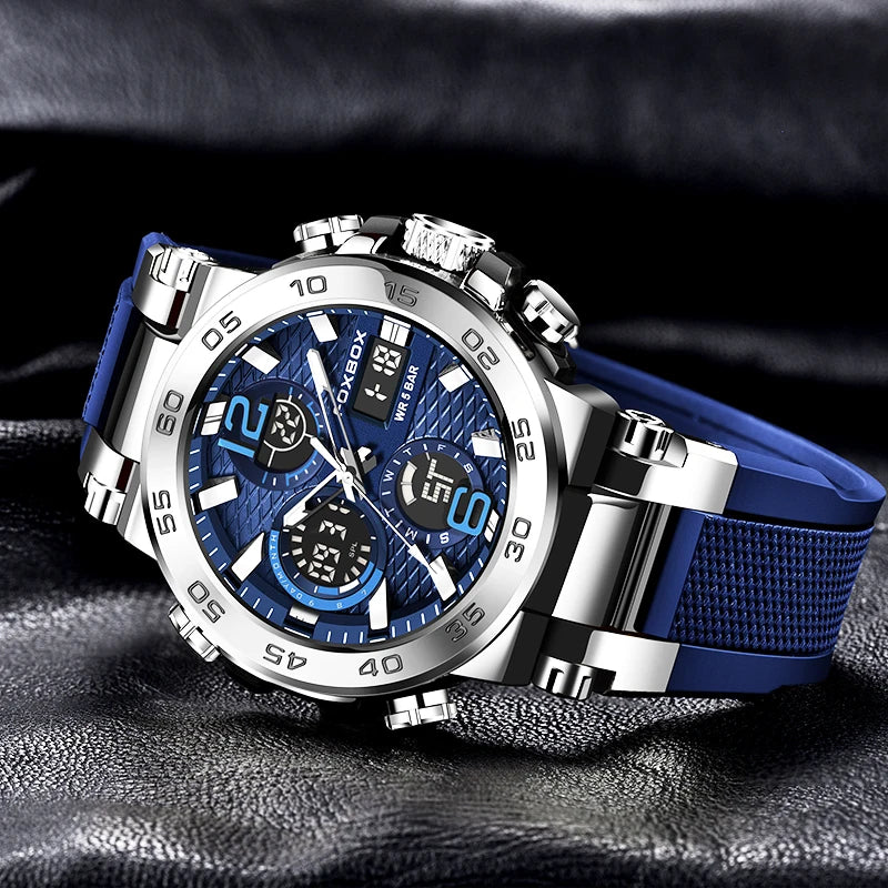 Waterproof Dual Display Wrist watch