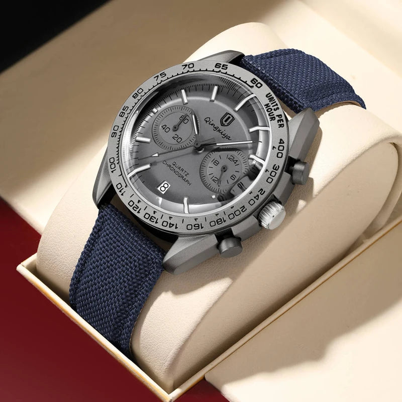 Sports Leather Strap Waterproof Watch