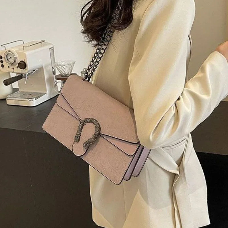 Crocodile Skin Snakehead Bag