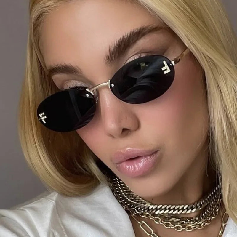 Luxury Rimless Sunglass