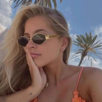 Thumbnail for Metal Small Frame Polygonal Sunglass