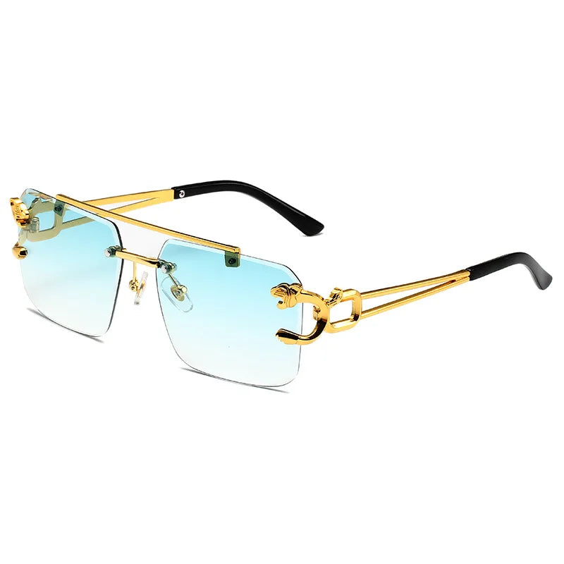 Rimless Rectangle Sunglass