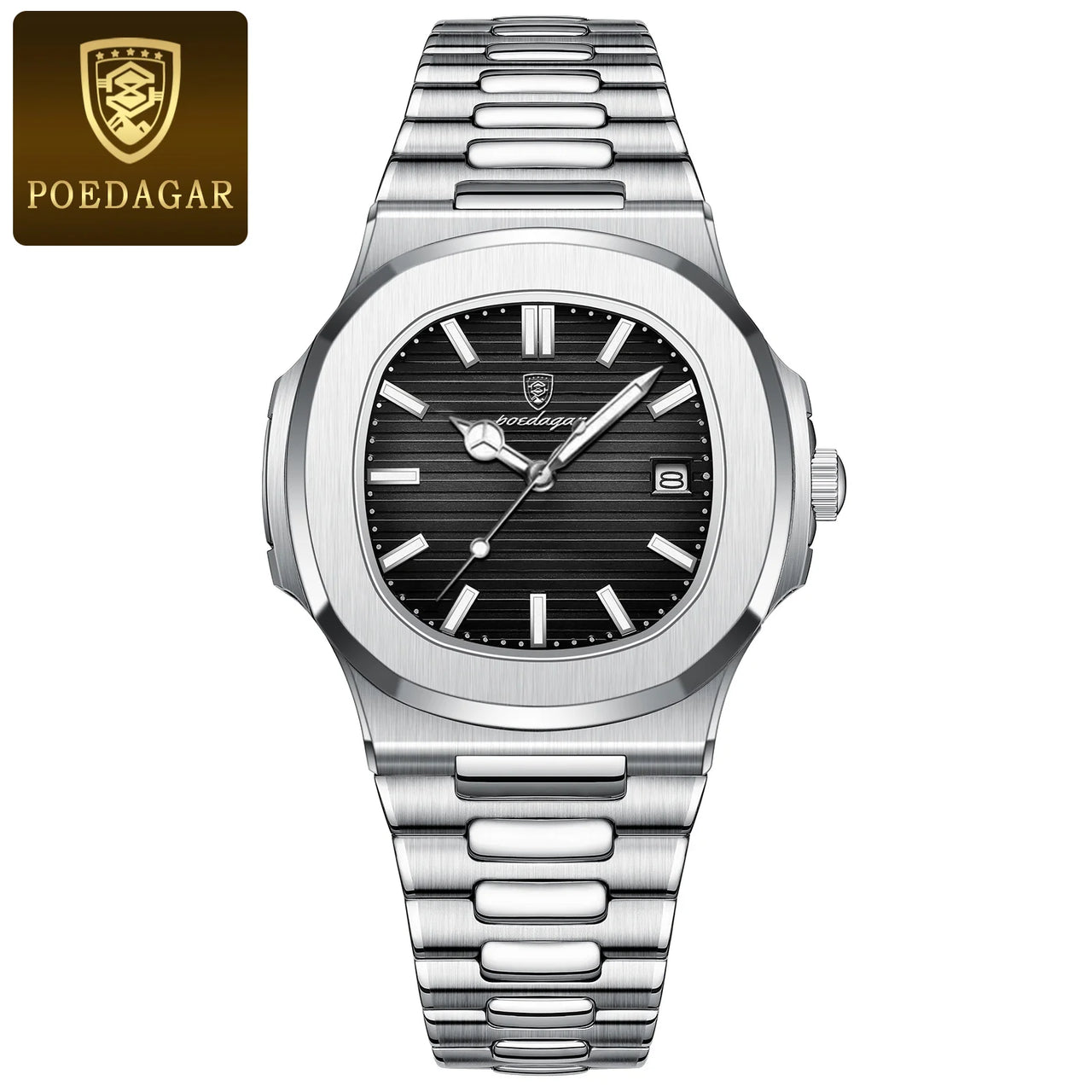 Waterproof Luminous Stainless Steel Watch