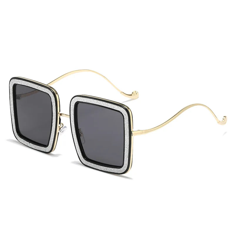 Newest Luxury Diamond Square Sunglass