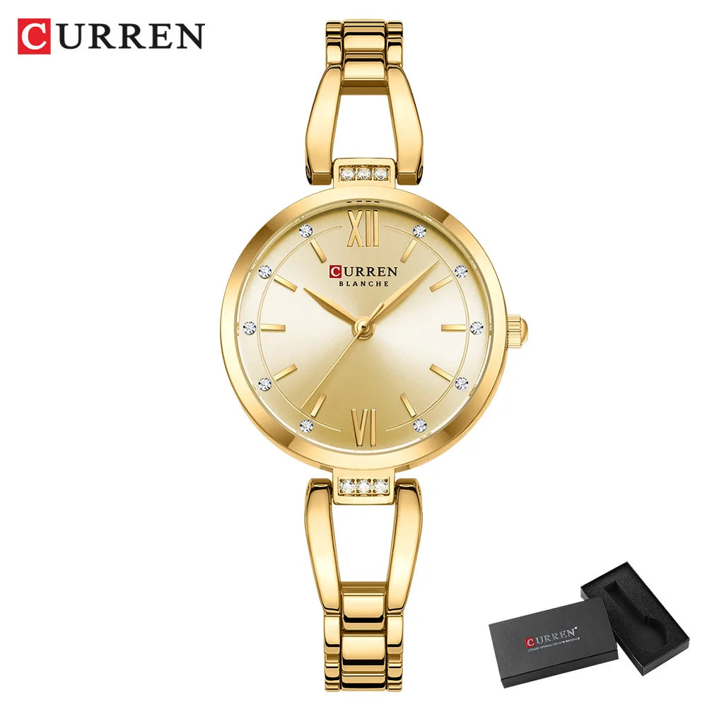 Rhinestones Stainless Steel watch