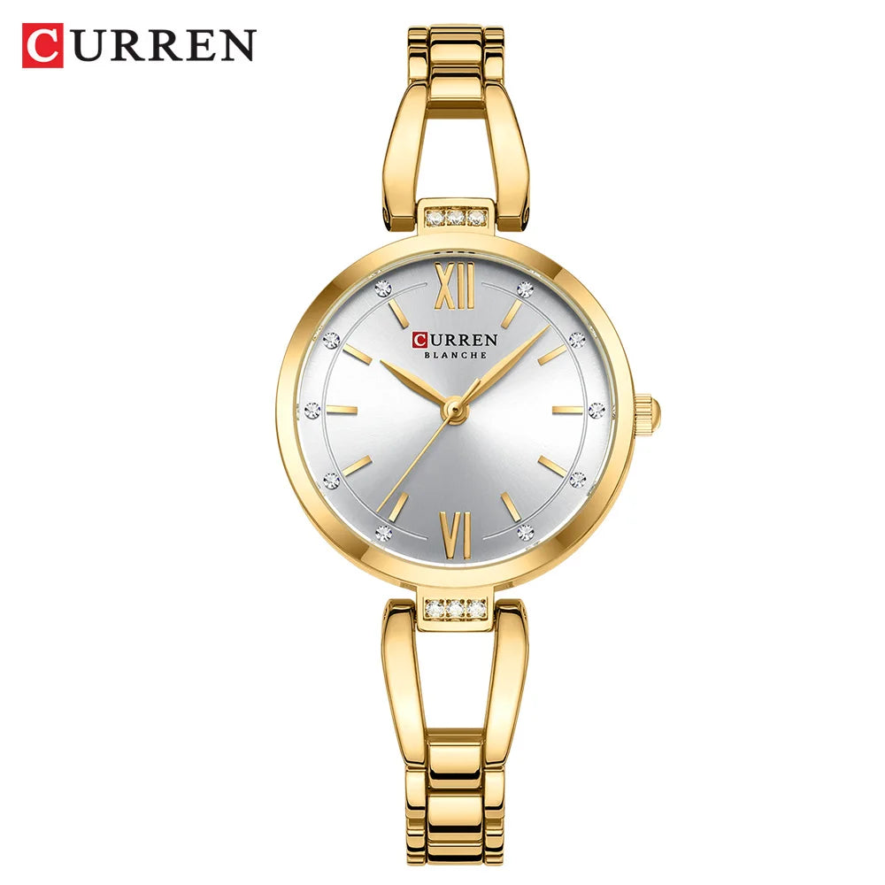 Rhinestones Stainless Steel watch