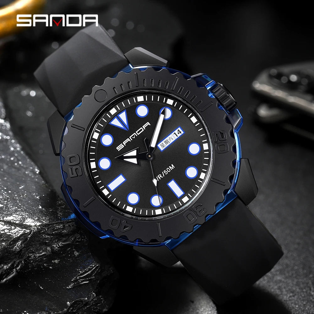 Movement Waterproof Wristwatch