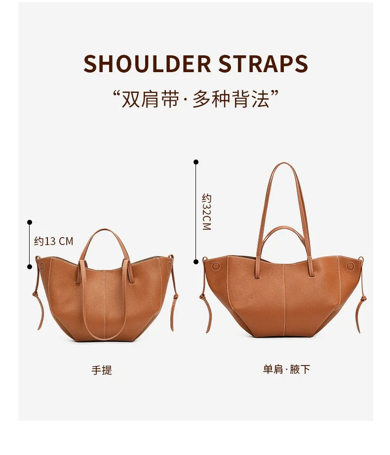 Cowhide high-end feeling bag