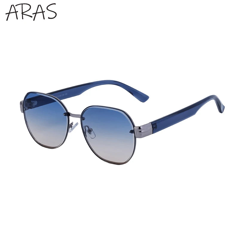 Oversized Rimless Square Sunglass