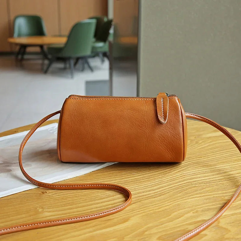 Cowhide Genuine Leather Handbag