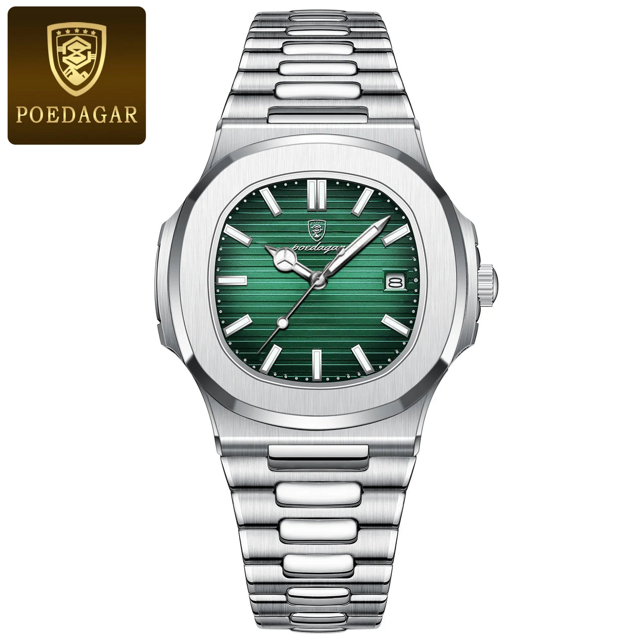 Waterproof Luminous Stainless Steel Watch