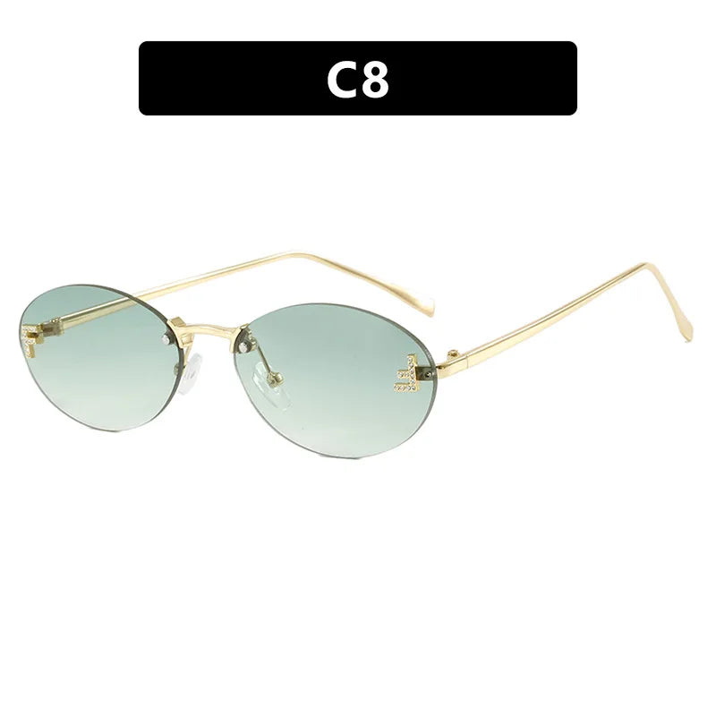 Luxury Rimless Sunglass