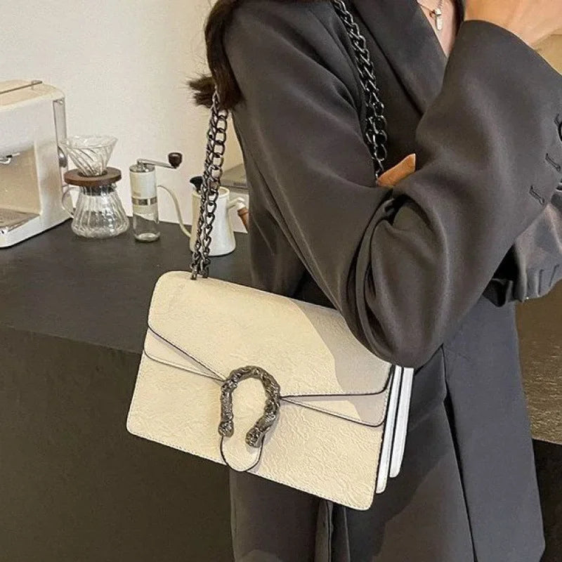 Crocodile Skin Snakehead Bag