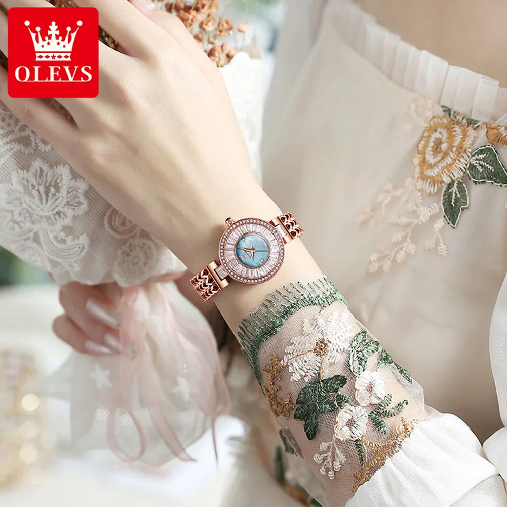 Stainless Steel Luxury Diamond Watch