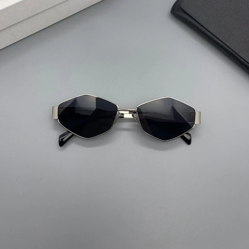 Metal Small Frame Polygonal Sunglass
