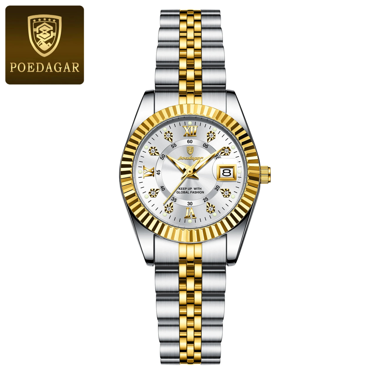 Luminous Date Watch Stainless