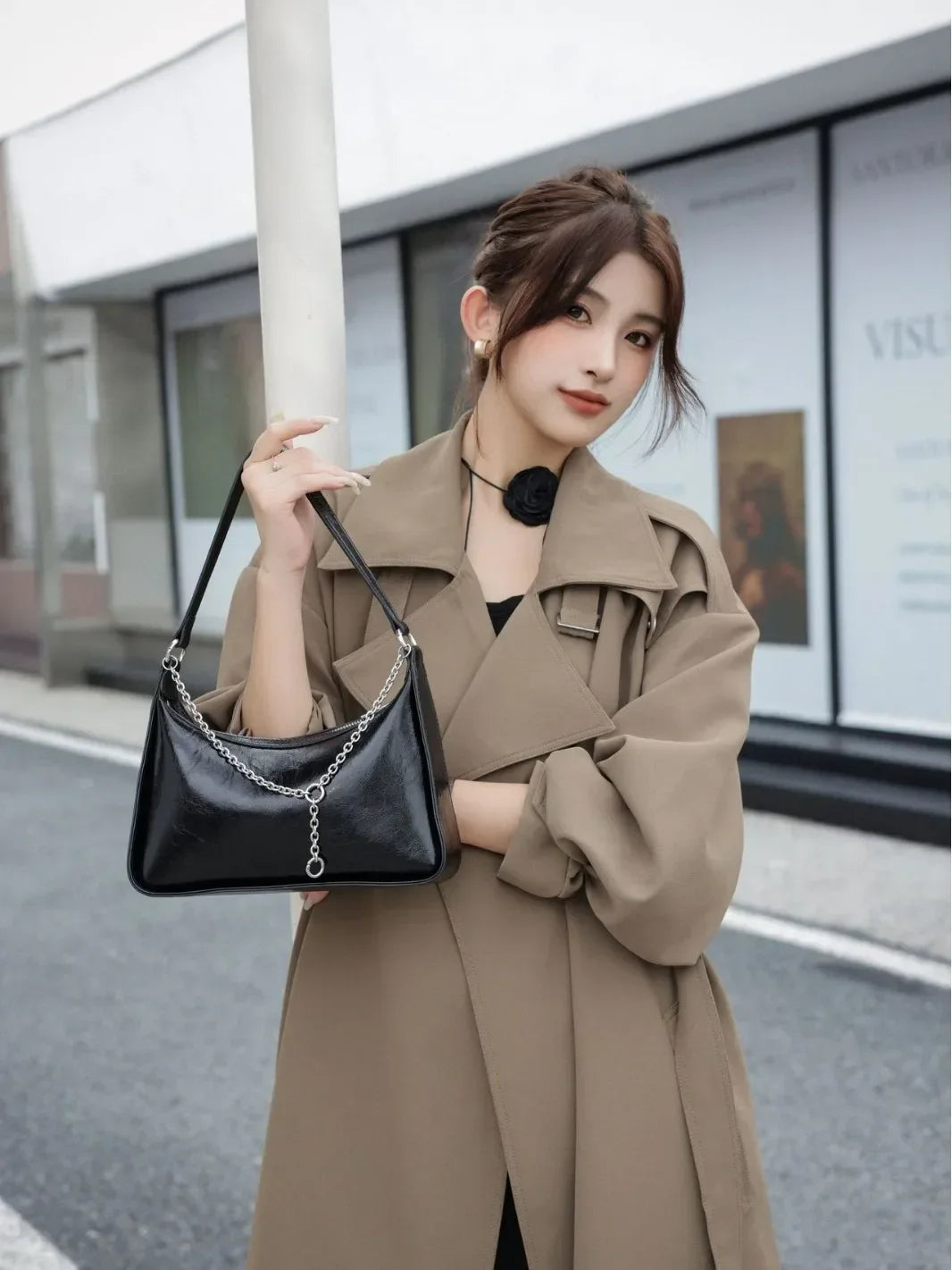 Cowhide Genuine Leather Handbag